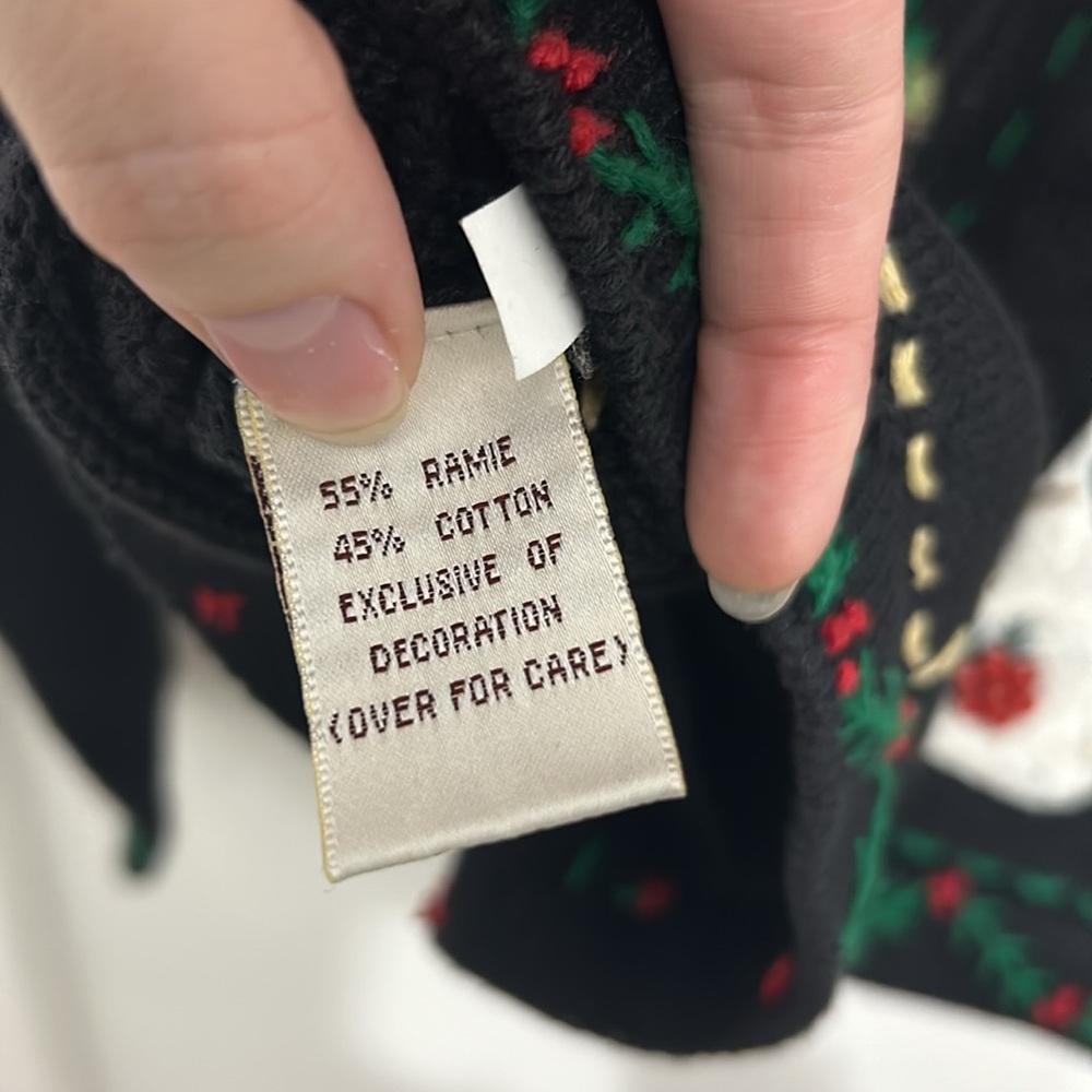 Susan Bristol Cottagecore Patchwork Christmas Swe… - image 6